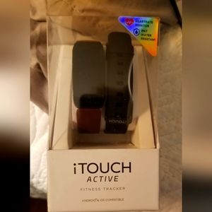 Fitness tracker/watch plus blue tooth phone for messages, camera etc.